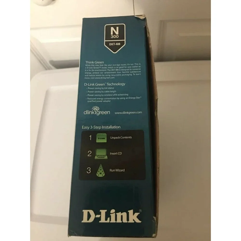 Wireless N‎ 300 Router Bundle D-Link DIR-615 USB Network Starter Kit - Picture 5 of 10